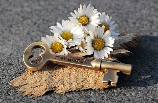 Flowers and A Key